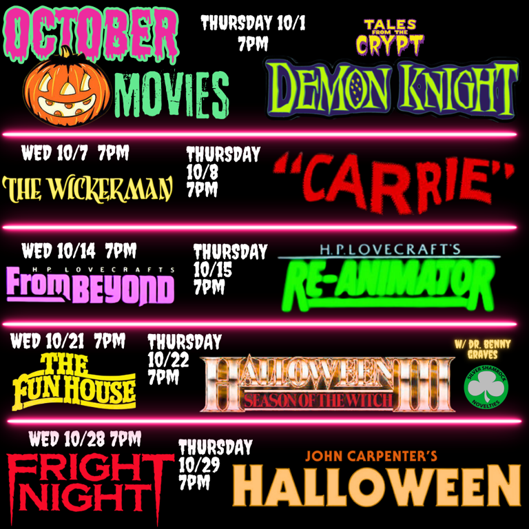 OCTOBER MOVIES