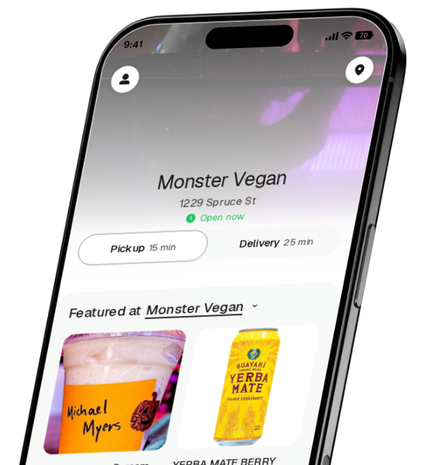 Monster Vegan app preview