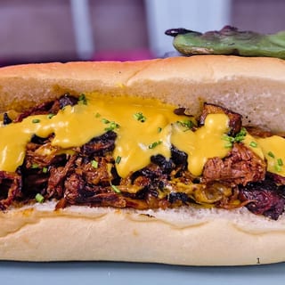 Smoked BRISKET Cheesesteak